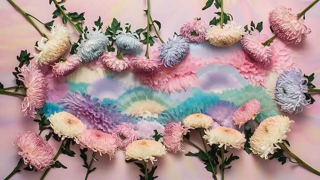 farebná vyšívacia kompozícia